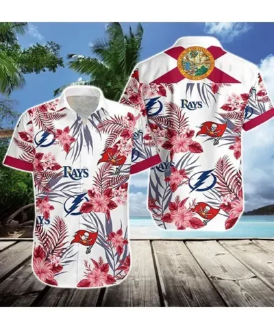 Tampa Bay Rays Hawaiian Printed Shirt Shop Now