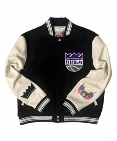 Taylor Sacramento Kings Bomber Jacket 1 510x638