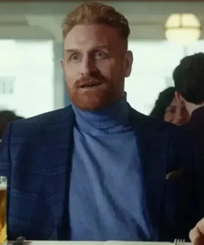 The Gentlemen 2024 Kristofer Hivju Checkered Blazer