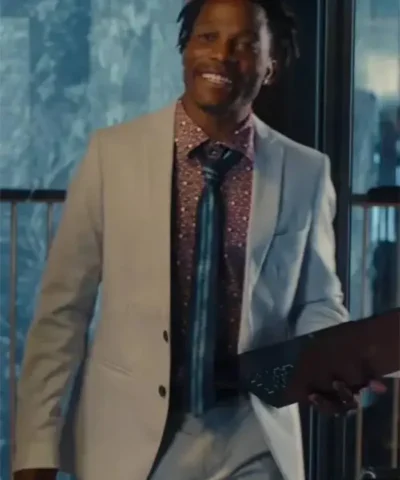 The Gentlemen Jermaine Fowler White Blazer