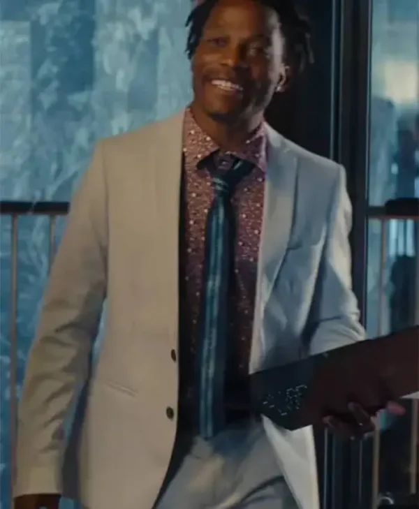The Gentlemen Jermaine Fowler White Blazer