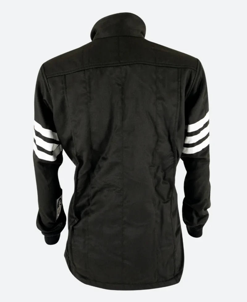 The Simpsons Black Racing Jacket Back Image
