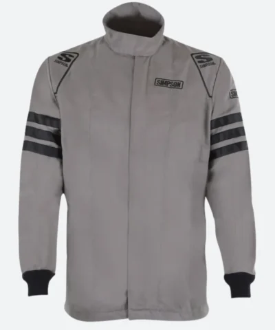 The Simpsons Front Racing Jacket Front Image