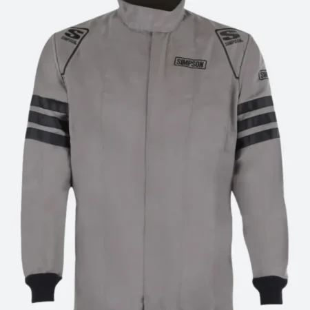 The Simpsons Front Racing Jacket Front Image