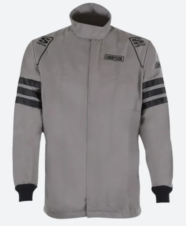 The Simpsons Front Racing Jacket Front Image