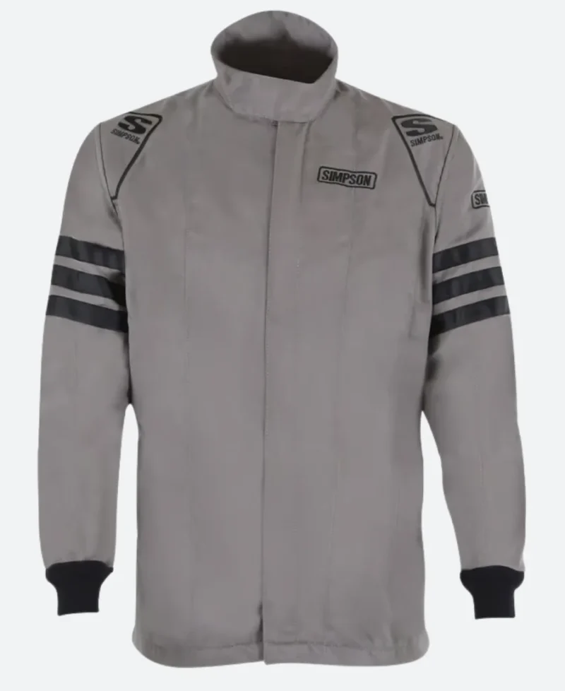 The Simpsons Front Racing Jacket Front Image