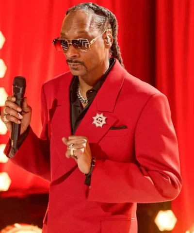 The Voice 2024 TV Show Snoop Dogg Red Blazer