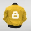 Unisex 8 Ball Yellow Bomber Jacket 510x638