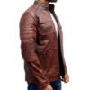 Vintage Cafe Racer Jacket Brown Riding Biker Leather 2 29441