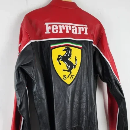 Vintage Ferrari Formula 1 Racing Jacket Back