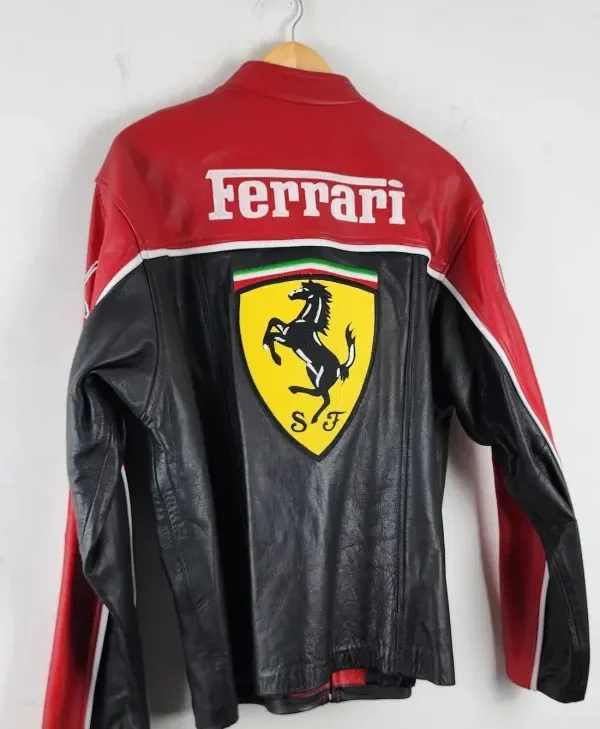 Vintage Ferrari Formula 1 Racing Jacket Back
