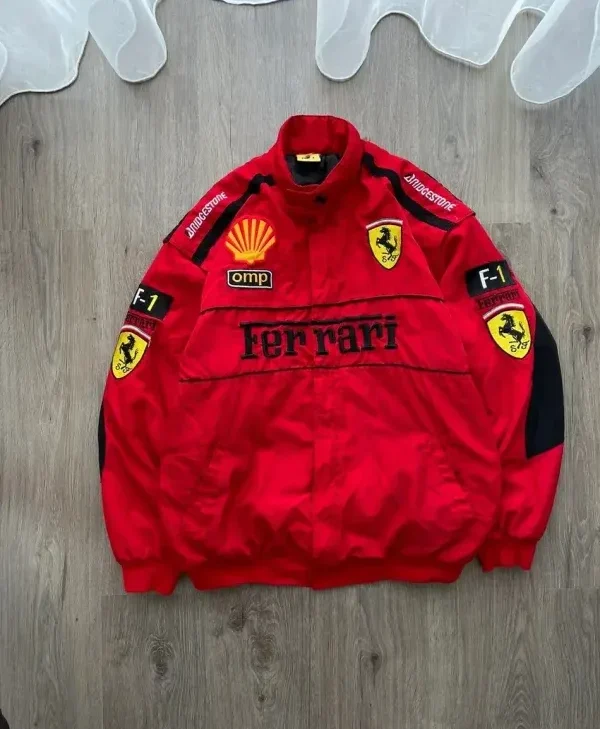 Vintage Ferrari Racing Red Jacket