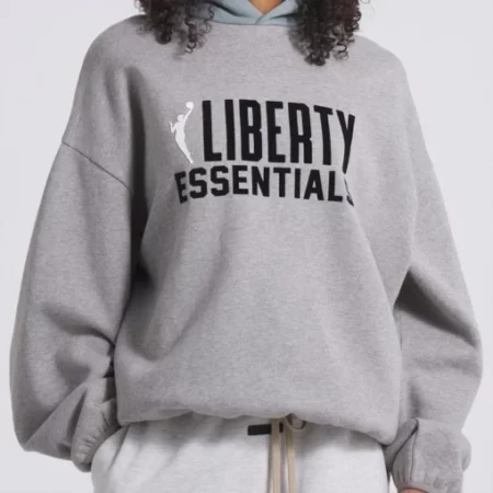 WNBA New York Liberty x Fear Of God Essentials Grey Hoodie