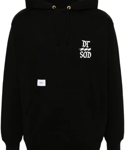 WTAPS Logo Embroidered Hoodie front