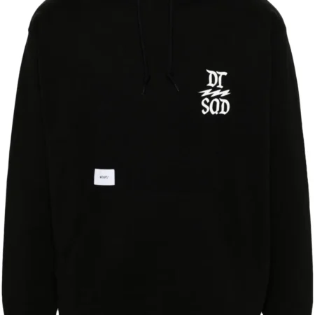 WTAPS Logo Embroidered Hoodie front