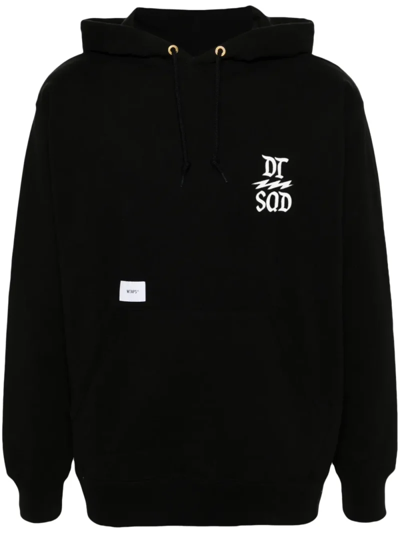 WTAPS Logo Embroidered Hoodie front