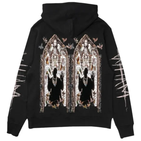 Who Decides War x WHAM Black Hoodie back