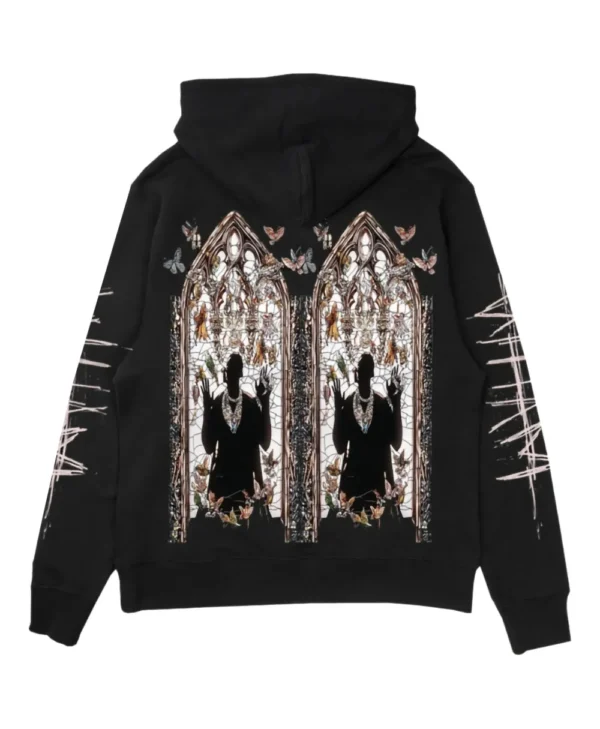 Who Decides War x WHAM Black Hoodie back