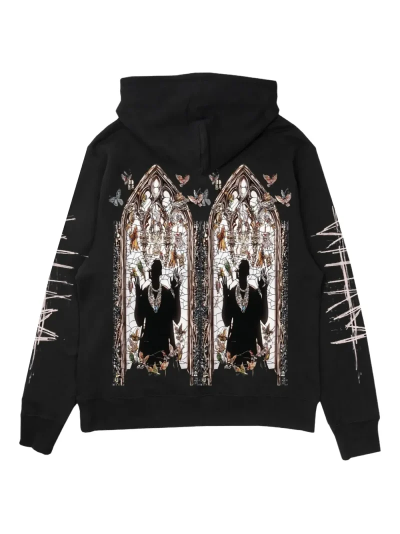 Who Decides War x WHAM Black Hoodie back
