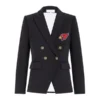 Women Arizonal Cardinals Black Blazer 600x680