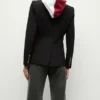 Women Arizonal Cardinals Black Blazer Back 600x680