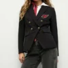 Women Arizonal Cardinals Black Blazer on Sale 600x680