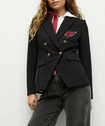 Women Arizonal Cardinals Black Blazer on Sale 600x680