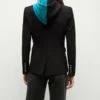 Women Jacksonville Jaguars Black Blazer Back