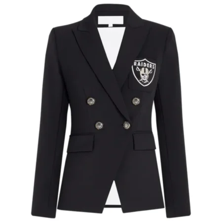 Women Las Vegas Raiders Black Blazer