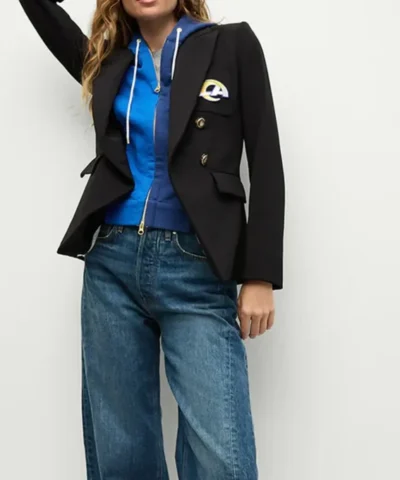 Women Los Angeles Rams Black Blazer on Sale 600x680