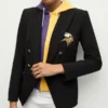 Women Minnesota Vikings Black Blazer on Sale