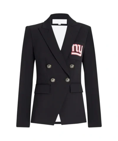 Women New York Giants Black Blazer 600x680