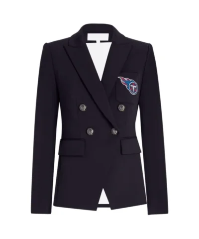 Women Tennessee Titans Black Blazer 600x680
