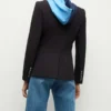 Women Tennessee Titans Black Blazer Back 600x680