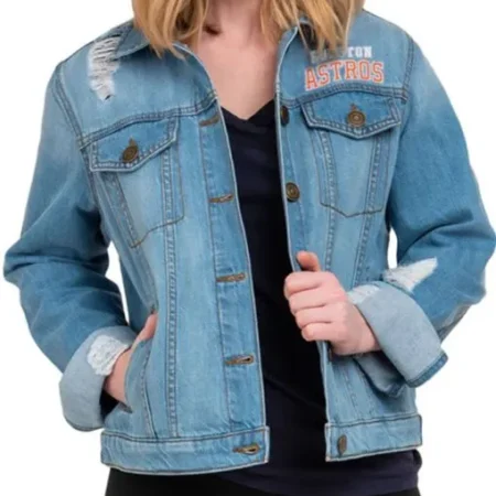 Womens Houston Astros Denim Jacket