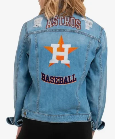 Womens Houston Astros Denim Jacket sale