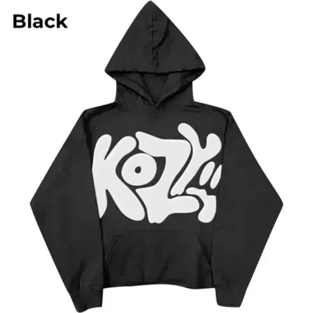 Y2K Kozy Black Hoodie