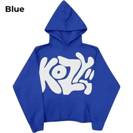 Y2K Kozy Blue Hoodie