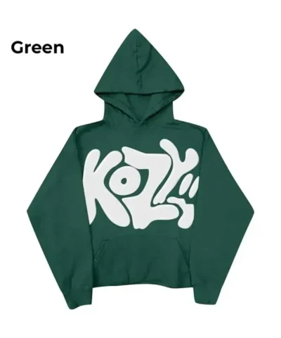Y2K Kozy Green Hoodie
