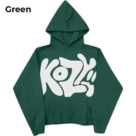 Y2K Kozy Green Hoodie