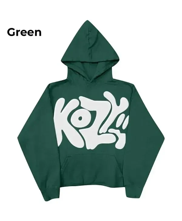 Y2K Kozy Green Hoodie