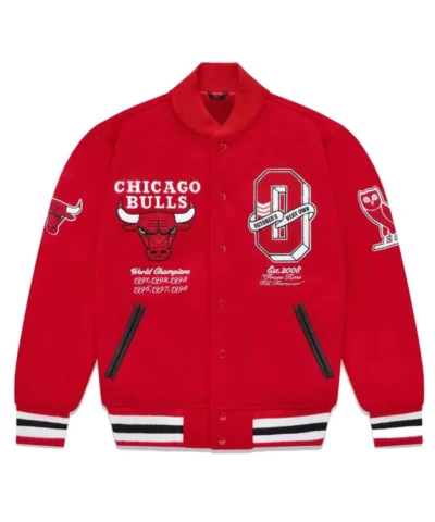 chicago bulls ovo varsity jacket scaled