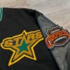 dallas stars 90s black jacket