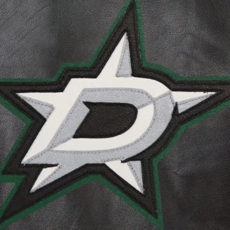 dallas stars black leather jacket scaled