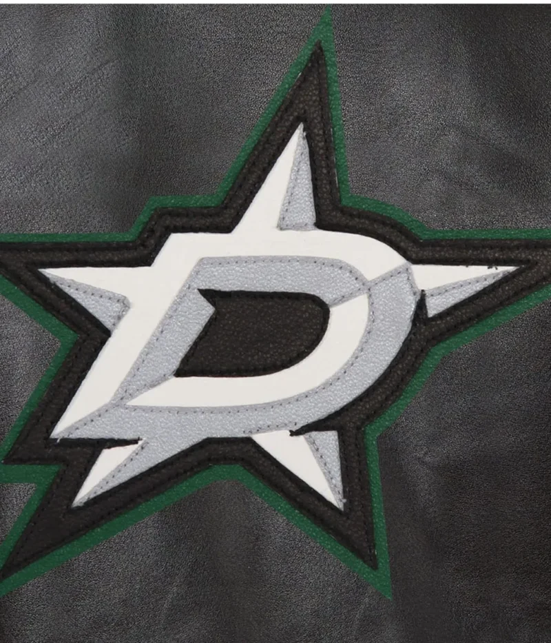dallas stars black leather jacket scaled