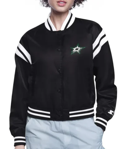 dallas stars round team logo jacket