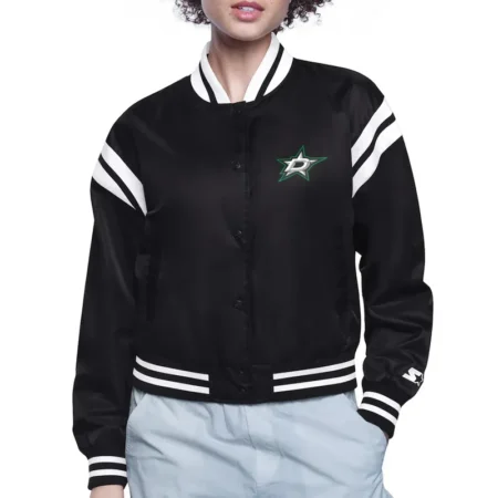 dallas stars round team logo jacket