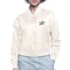 dallas stars round team logo white jacket