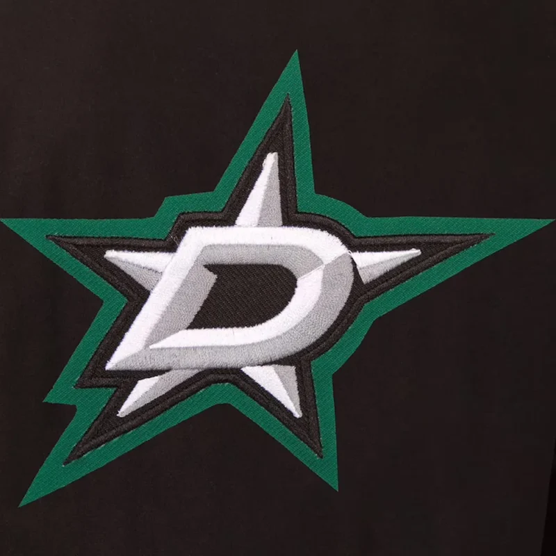 dallas stars varsity black jacket