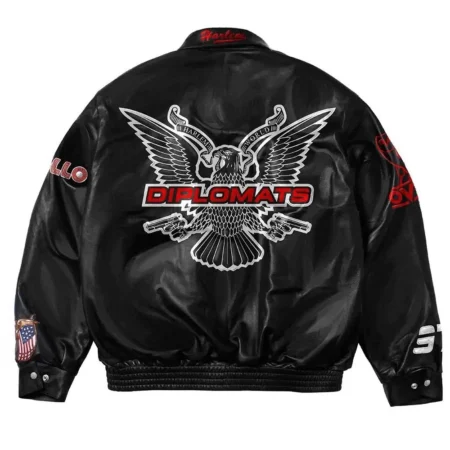 dipset leather jacket